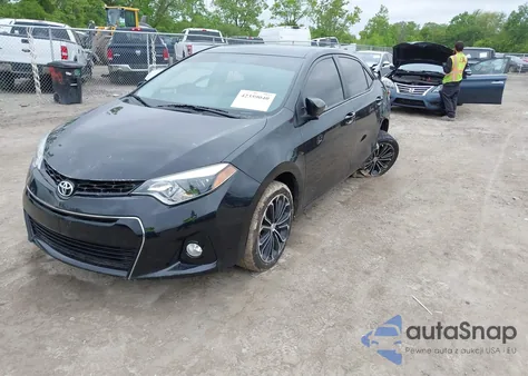 2016 Toyota Corolla S Premium из США, поврежденный, VIN 5YFBURHE6GP436157